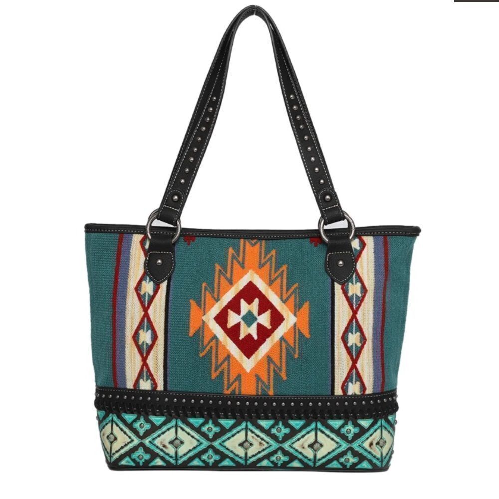 Montana West Aztec Tapestry Concealed Carry Tote